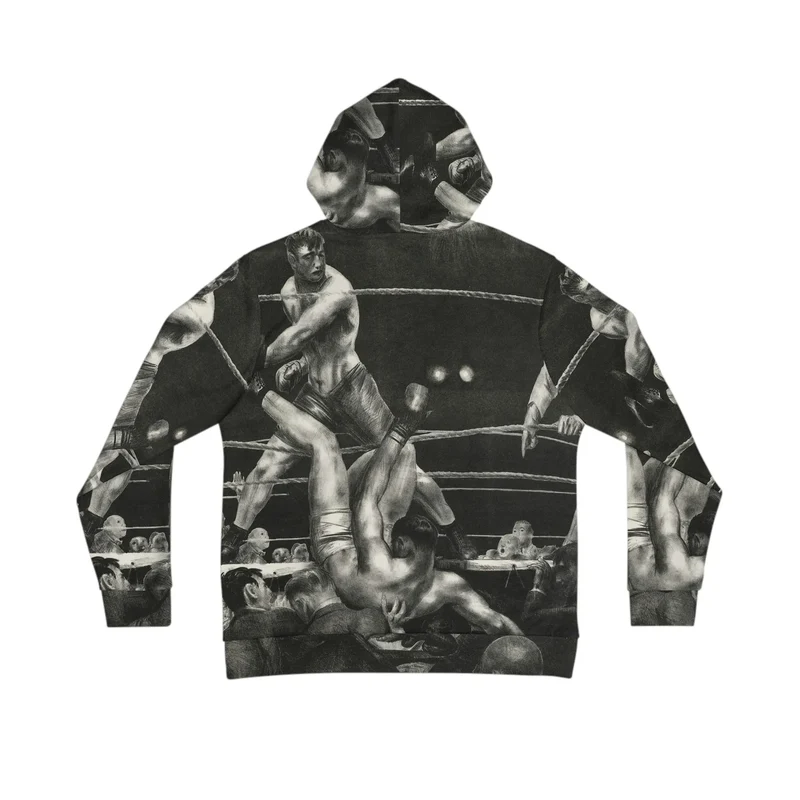 Dempsey and Firpo George Bellows Boxing Art Hoodie