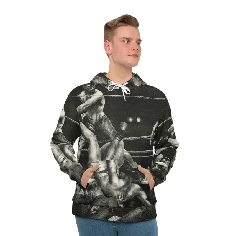 Dempsey and Firpo George Bellows Boxing Art Hoodie