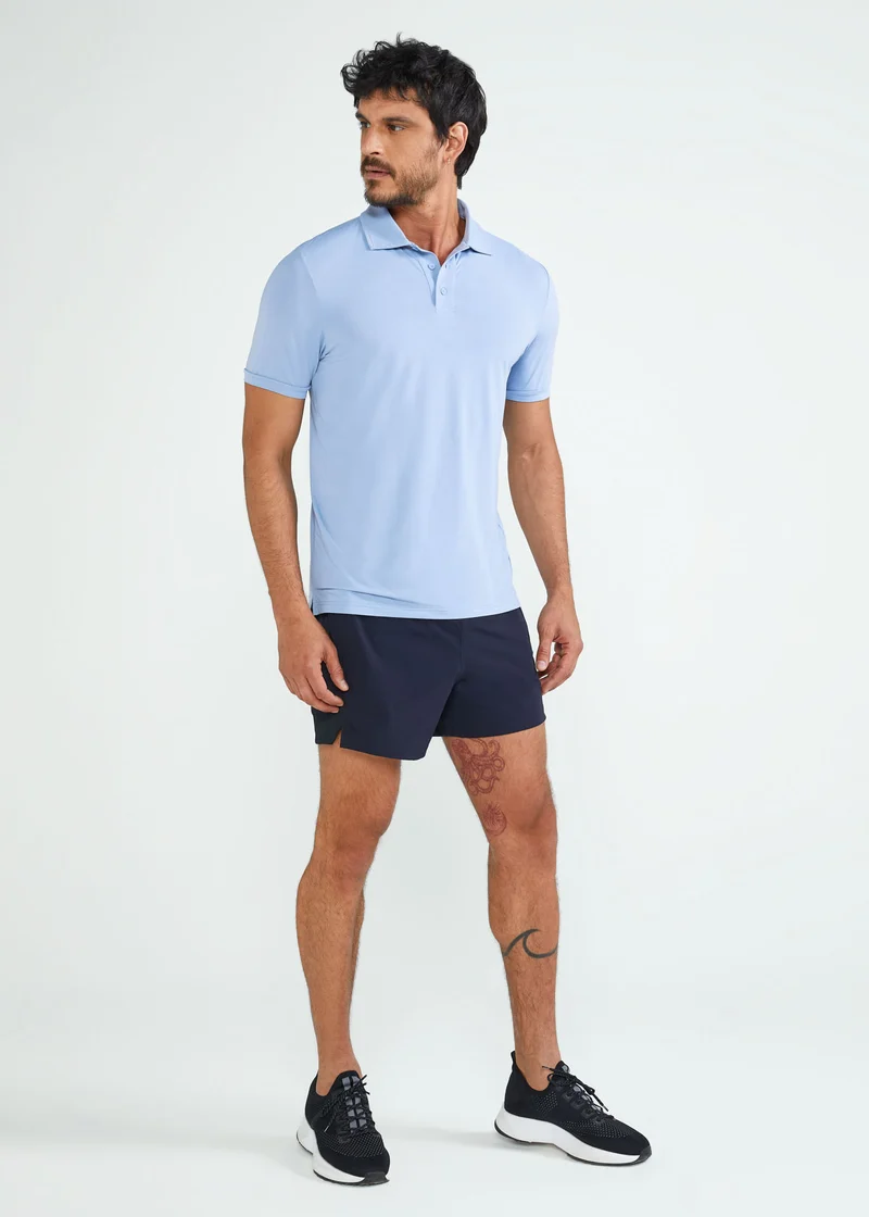 Polo Homem Slim Mesh