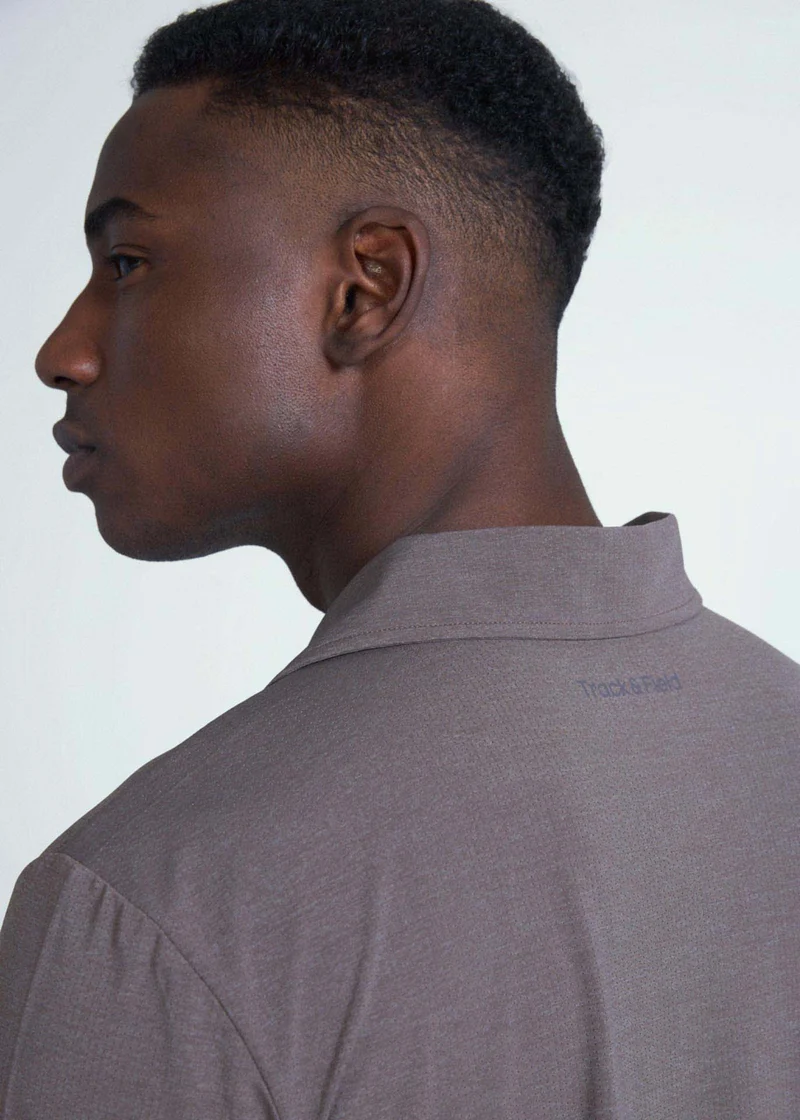 Polo Homem Slim Mesh