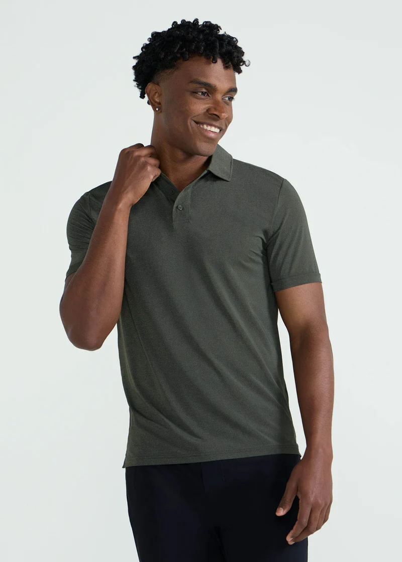 Polo Homem Slim Mesh