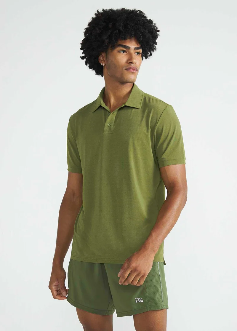 Polo Homem Slim Mesh