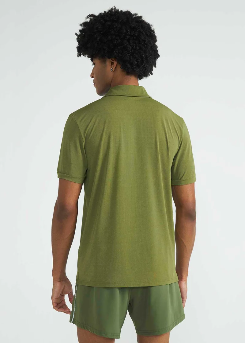 Polo Homem Slim Mesh