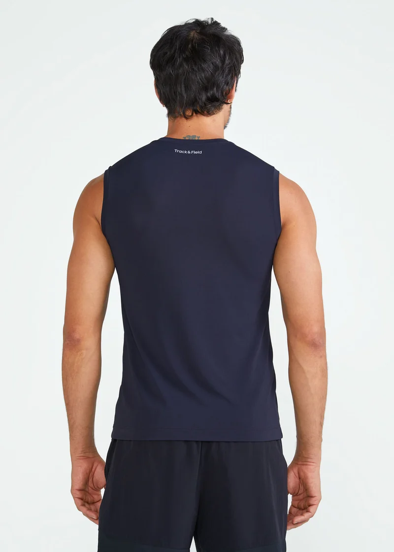 T-Shirt Sem Manga Homem Thermodry Run