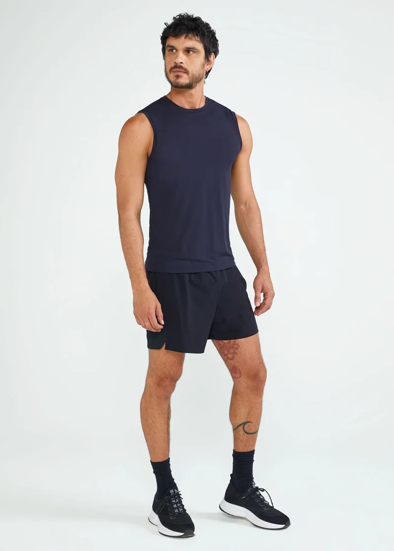 T-Shirt Sem Manga Homem Thermodry Run