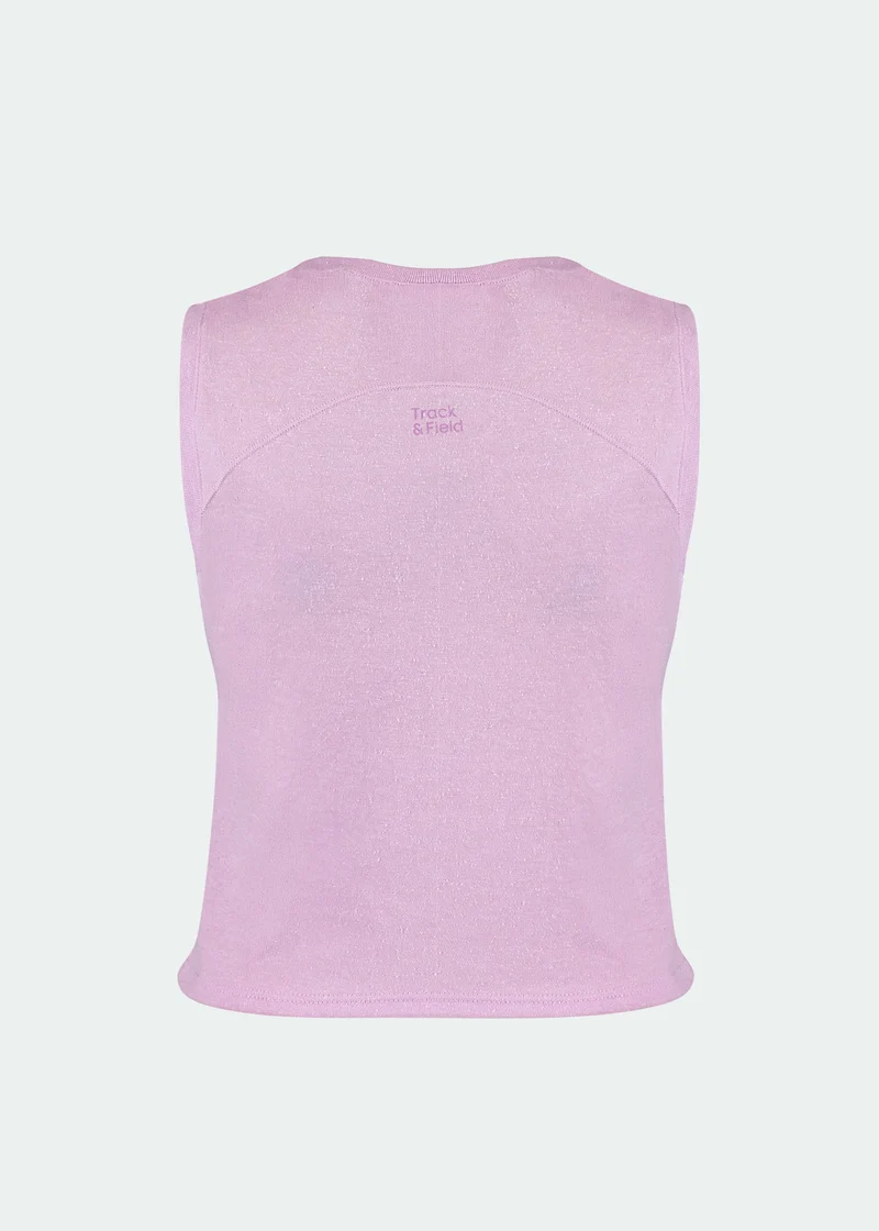 T-Shirt Mulher Sem Manga Cropped
