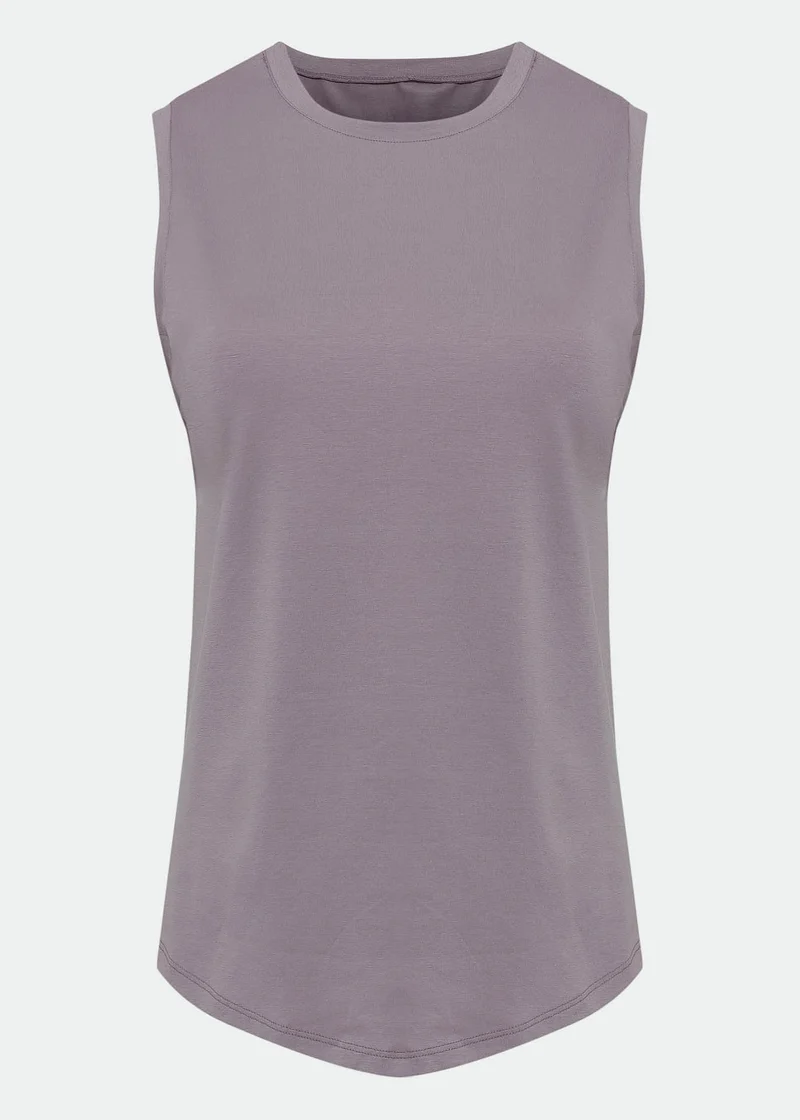 T-Shirt Mulher Sem Manga Reta