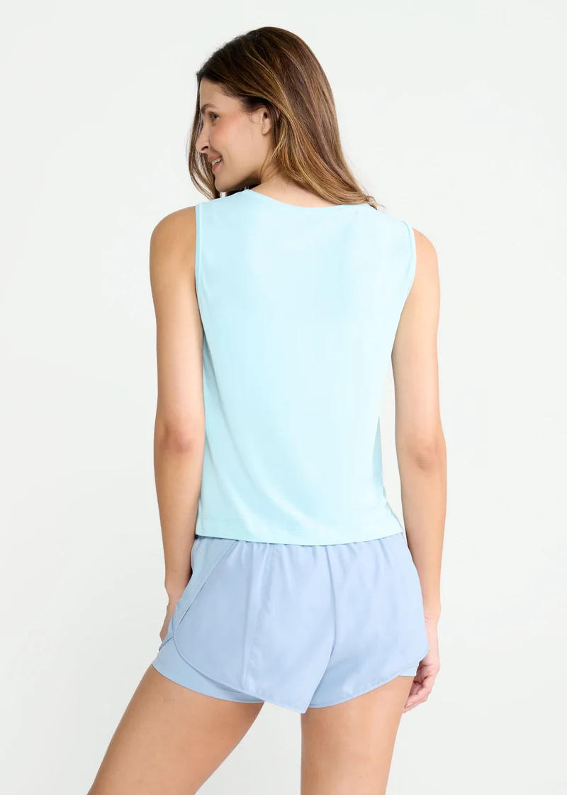 T-Shirt Mulher Sem Manga Run