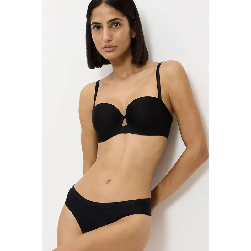 Soutien-gorge noir à armatures maintien grandes tailles modelage naturel Triumph