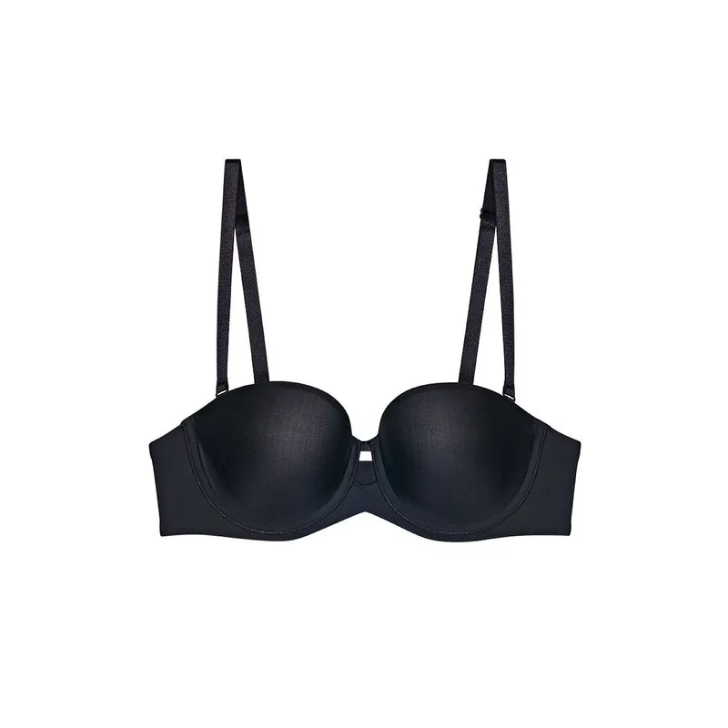 Soutien-gorge noir à armatures maintien grandes tailles modelage naturel Triumph