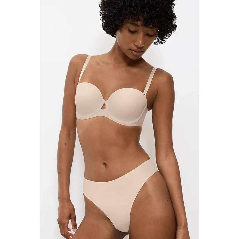 Soutien-gorge armatures crème maintien modelage naturel Triumph grande taille