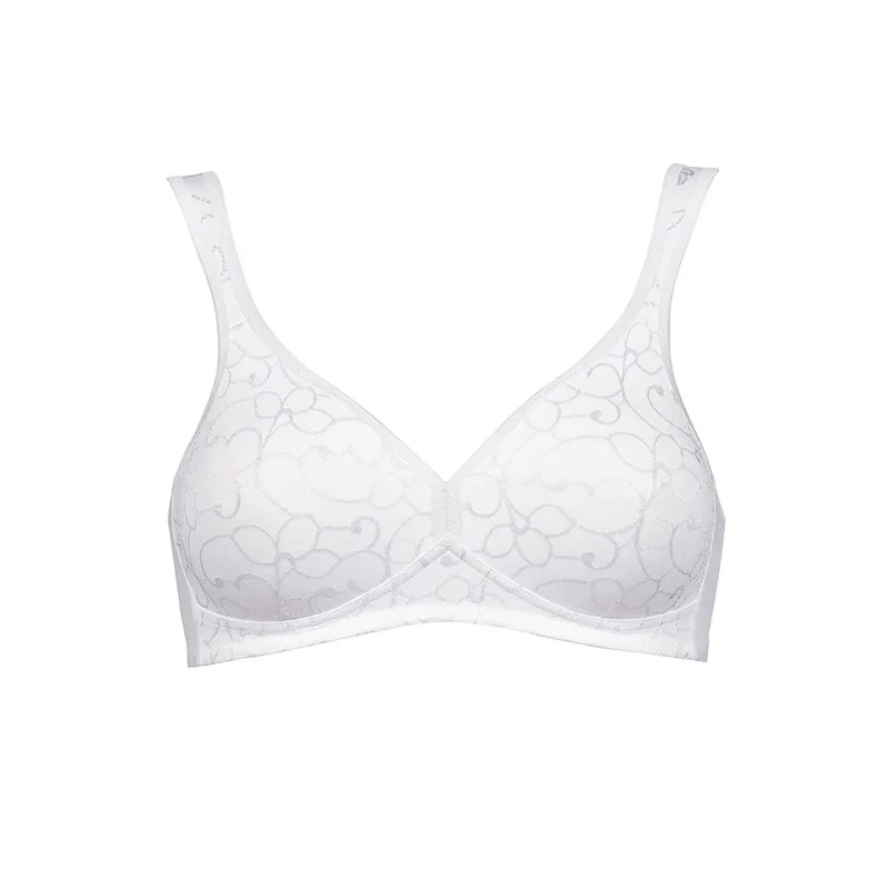 Soutien-gorge sans armature confortable élégant coton respirant larges bretelles Triumph