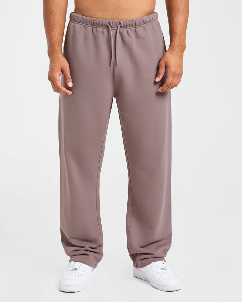 Craft Oversized Straight Leg Joggers - Muted Plum
