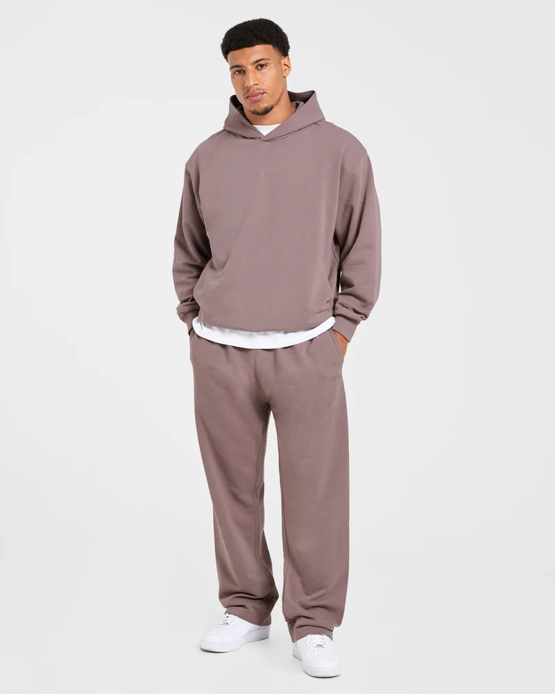 Craft Oversized Straight Leg Joggers - Muted Plum
