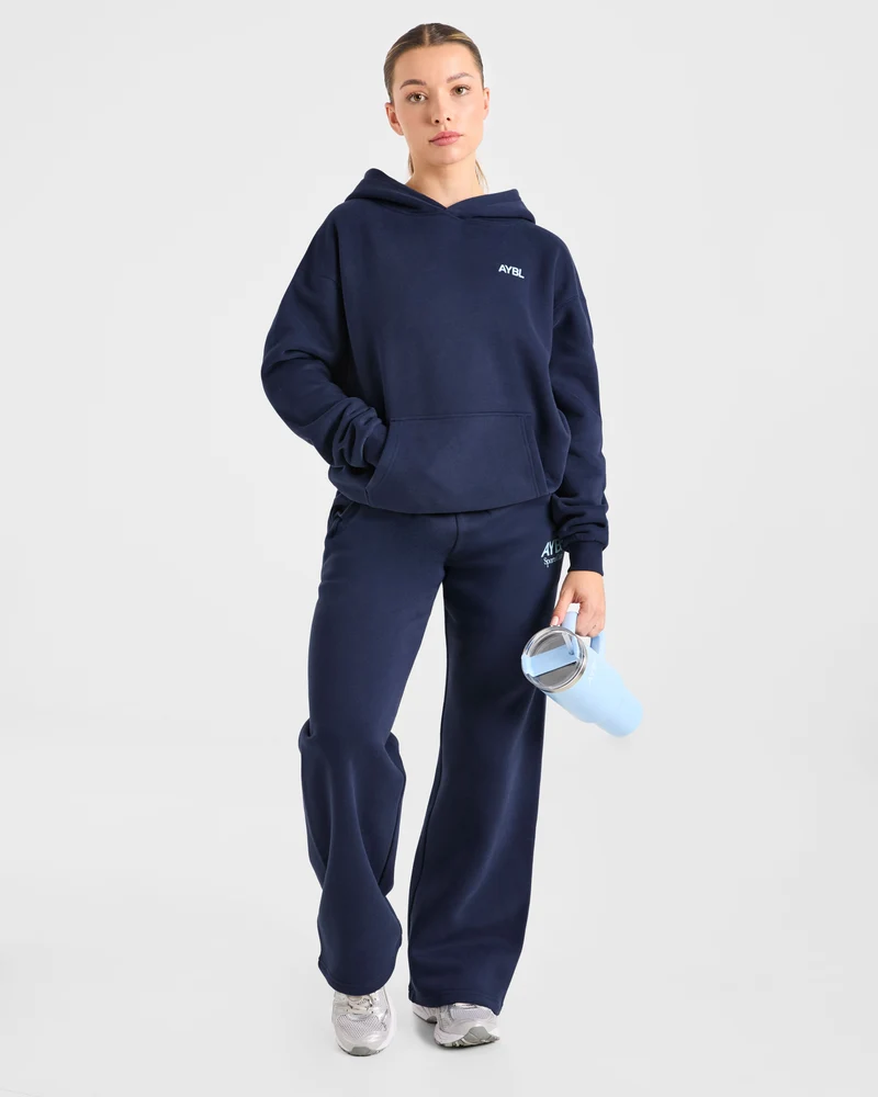 AYBL Sports Club Oversized Hoodie - Navy/Bleu