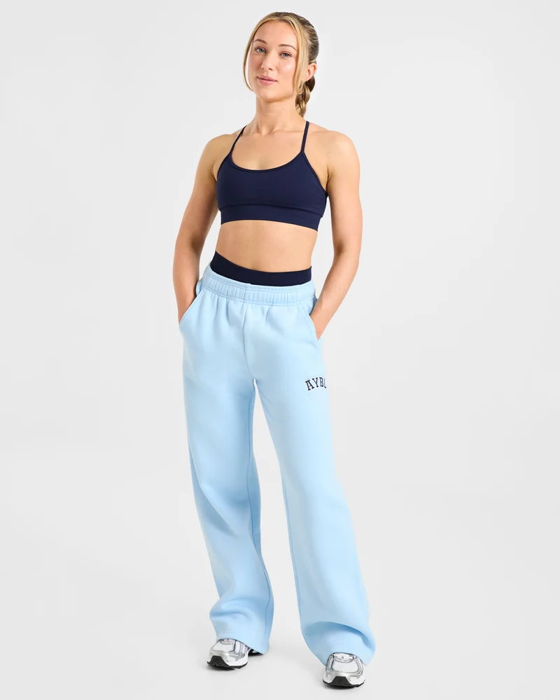 Varsity 2.0 Oversized Straight Leg Joggers - Blue/Navy