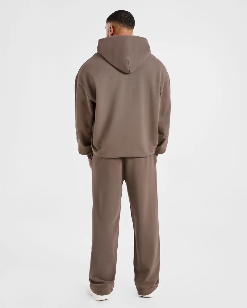 Elite Straight Leg Joggers - Umber Marron