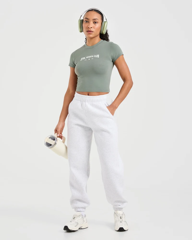 Classic Plush Oversized Joggers - Heather Gris