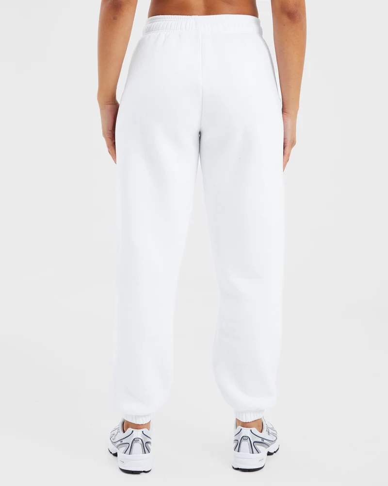 AYBL Sports Club Oversized Joggers - Blanc