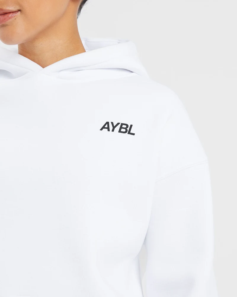 AYBL Sports Club Oversized Hoodie - Blanc
