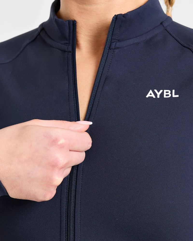Form Zip Up Jacket - Muted Navy