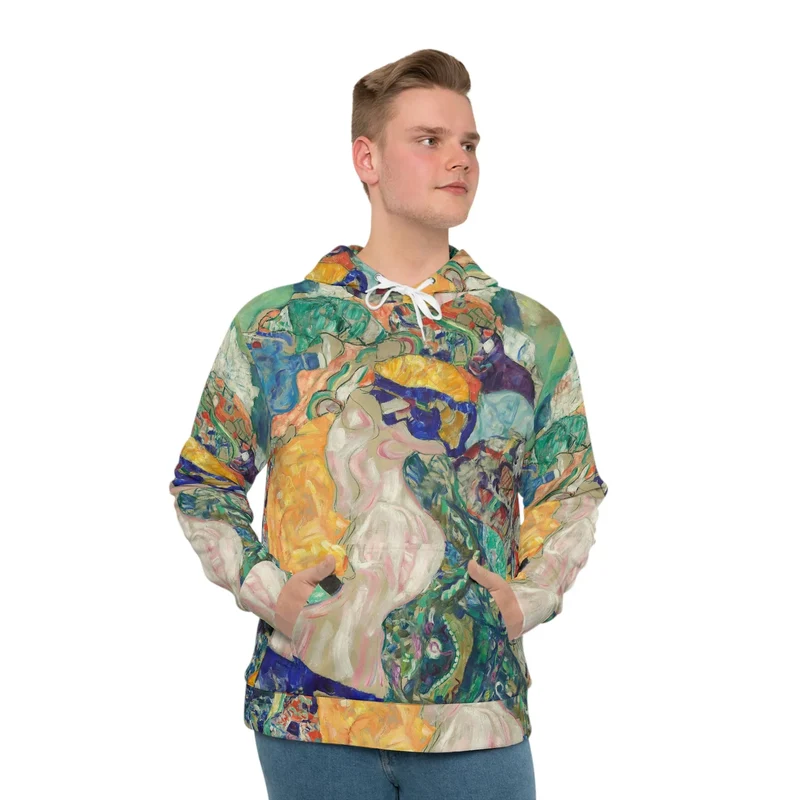 Baby 1917 by Gustav Klimt Art Hoodie