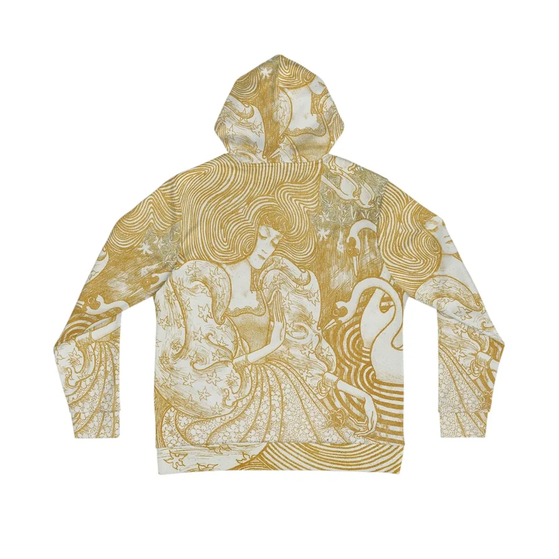 Woman with a Butterfly by Jan Toorop Painting Hoodie