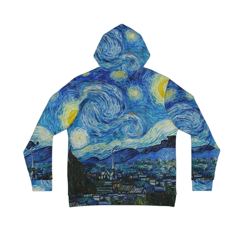 The Starry Night Van Gogh Art Hoodie