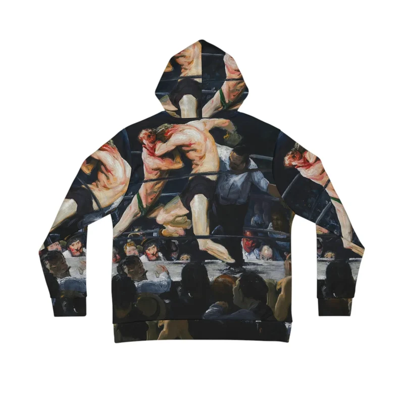 Stag at Sharkey's George Bellows Art Hoodie