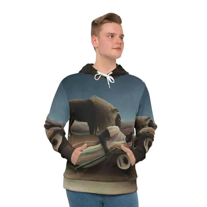 The Sleeping Gypsy Henri Rousseau Hoodie