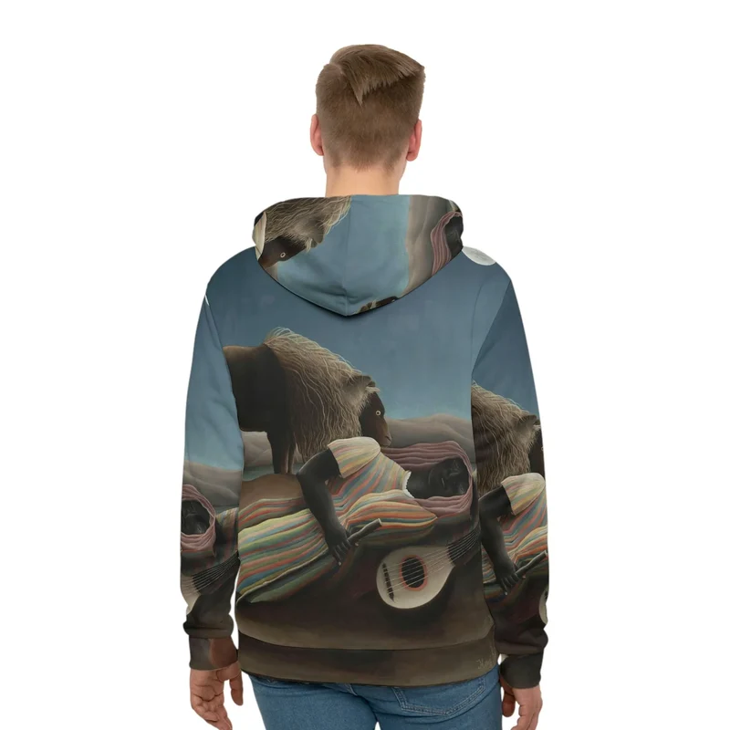 The Sleeping Gypsy Henri Rousseau Hoodie