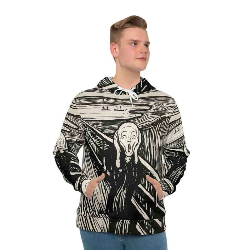The Scream 1893 Edvard Munch Art Hoodie
