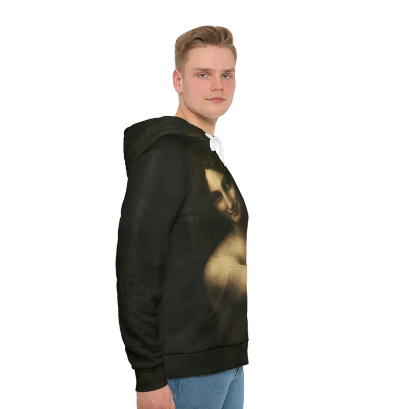 Saint John the Baptist Leonardo Da Vinci Art Hoodie