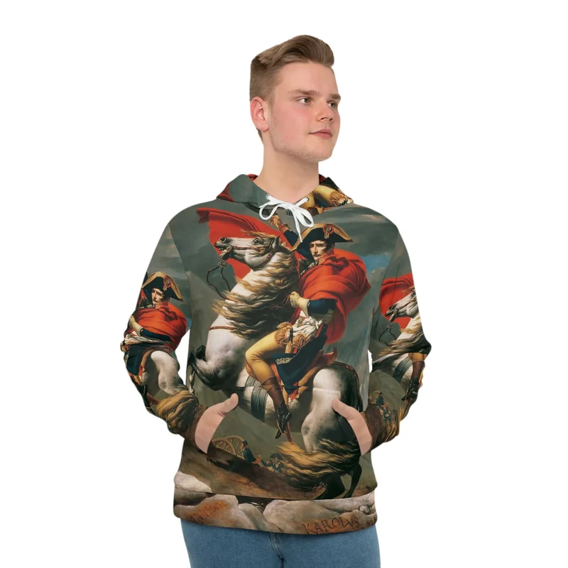 Napoleon Crossing the Alps Hoodie
