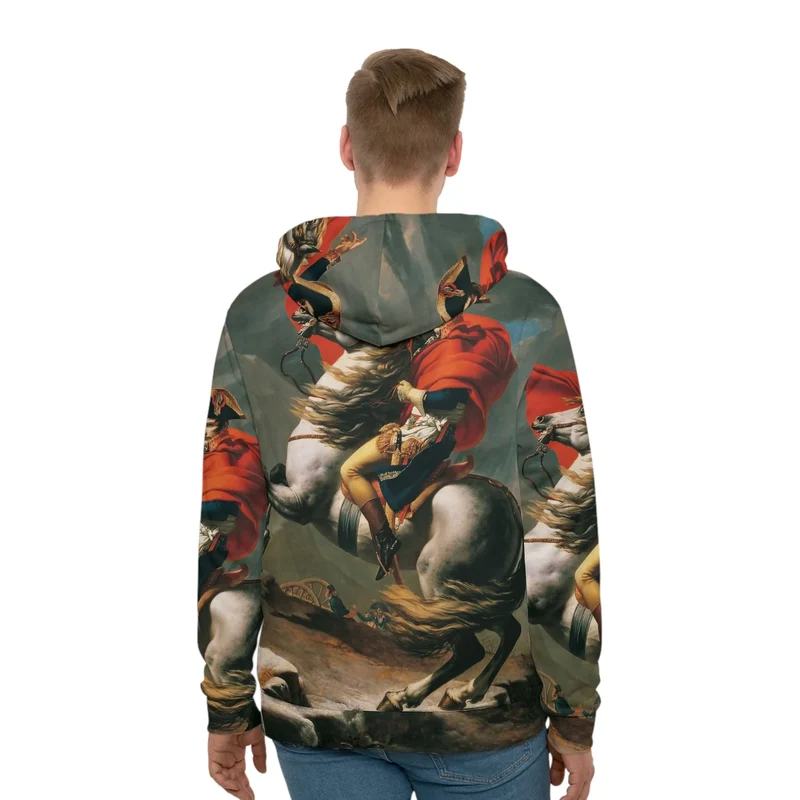 Napoleon Crossing the Alps Hoodie