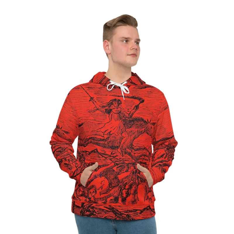 La Guerre The War by Henri Rousseau Art Hoodie