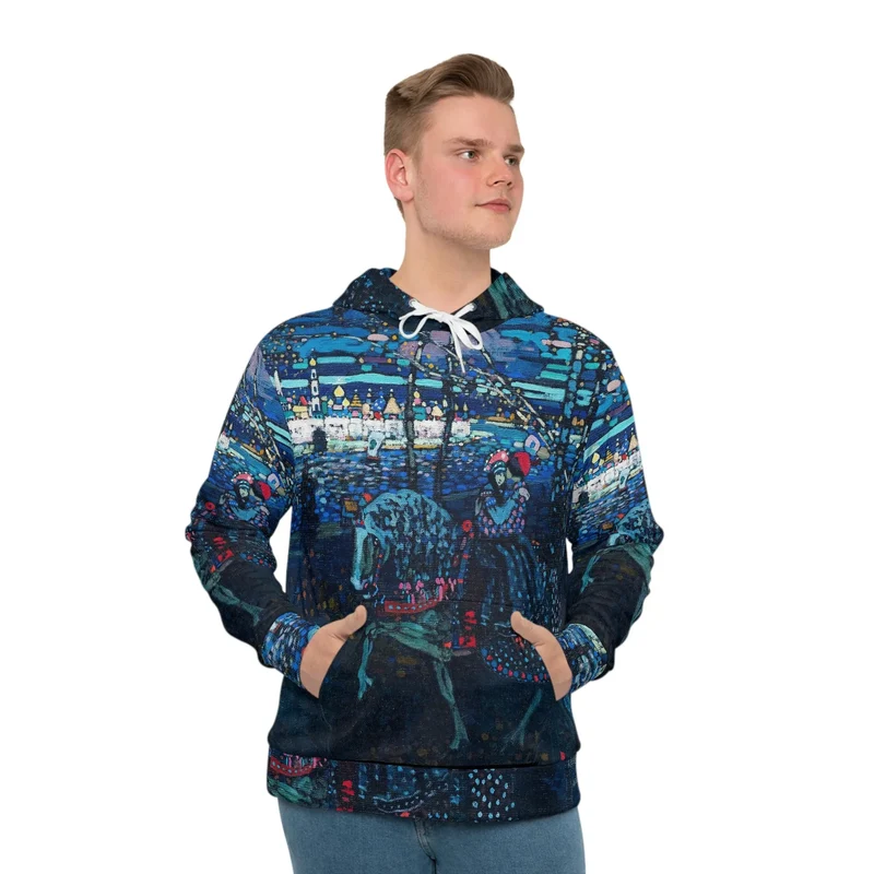 Riding Couple by Wassily Kandinsky Art Hoodie