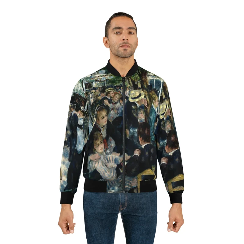 Dance at Le Moulin de la Galette Art Bomber Jacket