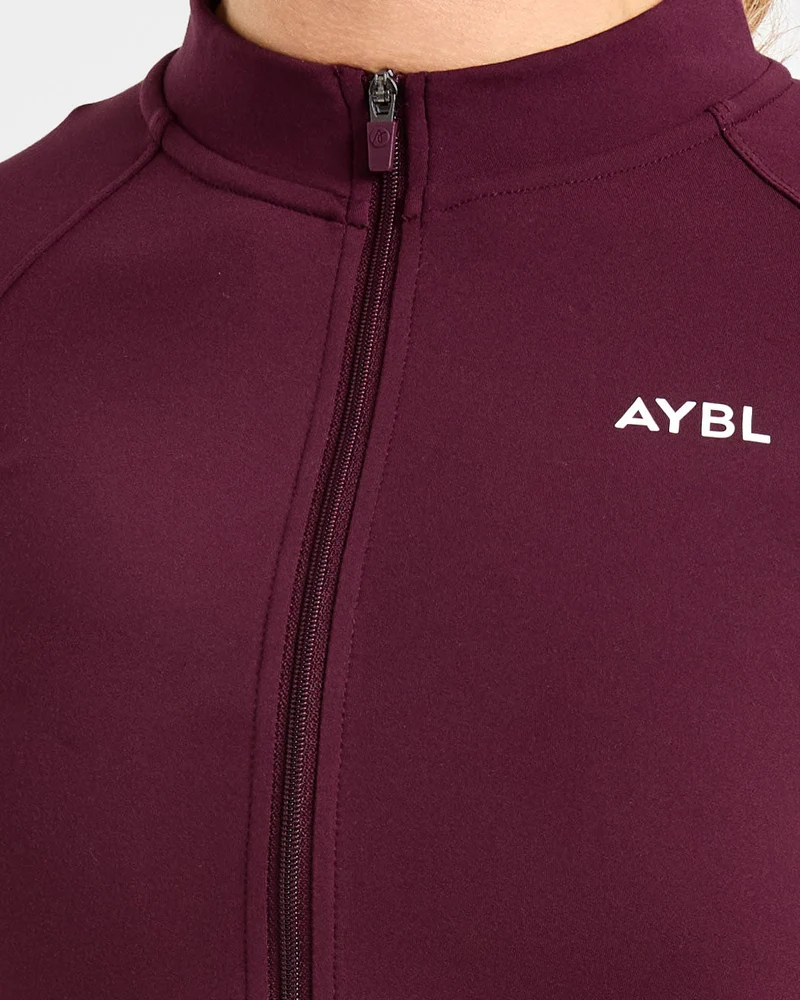 Form Zip Up Jacket - Deep Mulberry