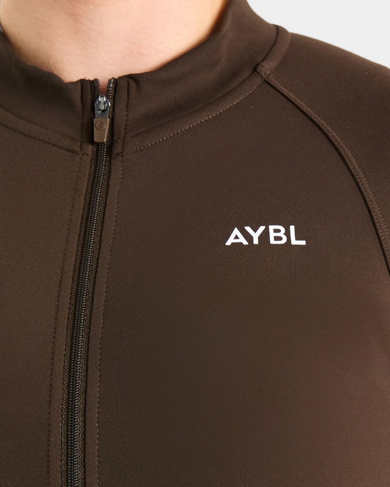 Form Zip Up Jacket - Coffee Bean