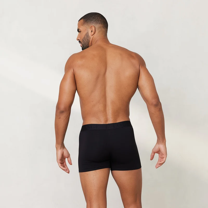 Boxers Luxe pour Homme (pack de 3) - Noir