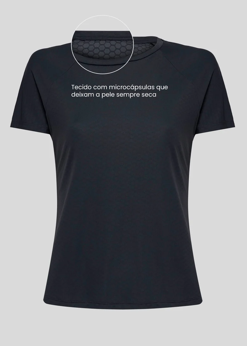 T-shirt Mulher Manga Curta Outlast