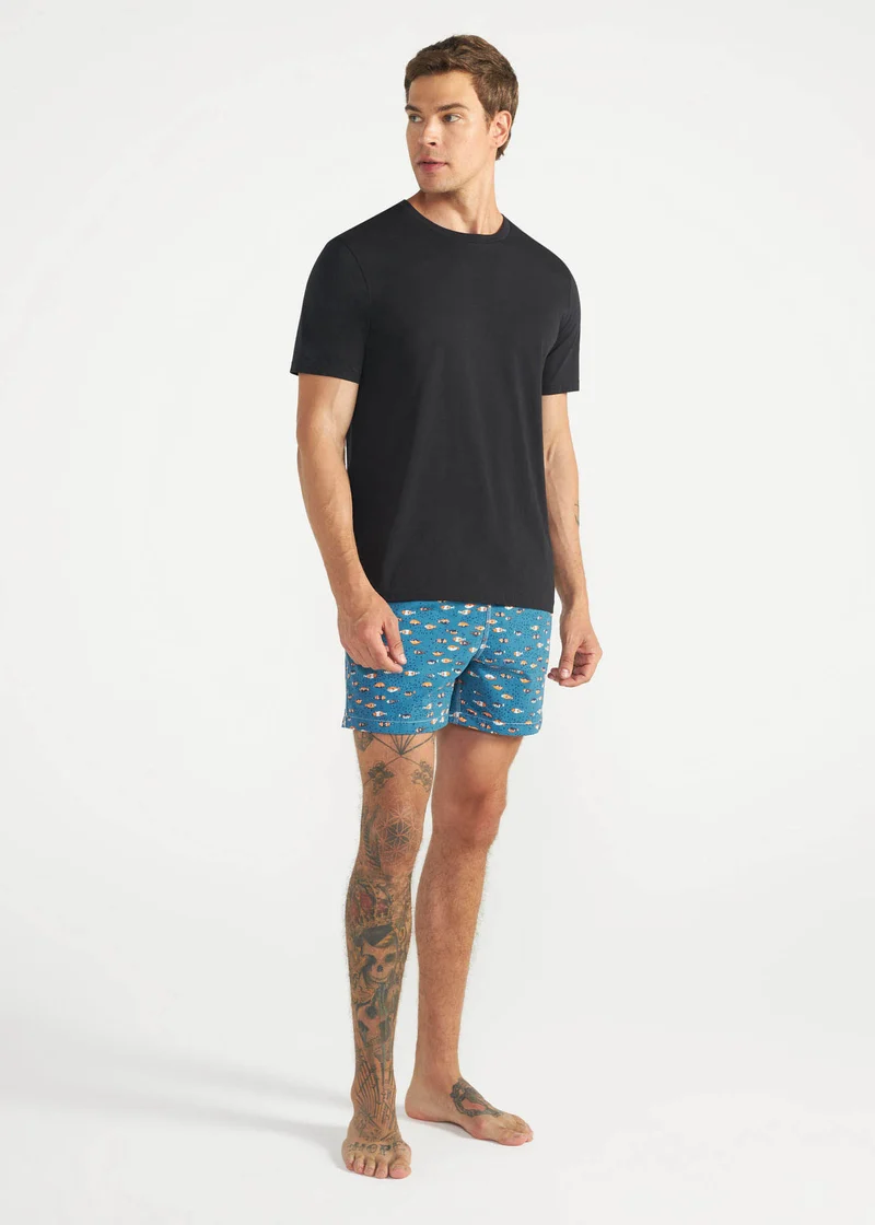 Calção Homem Beach Médio Estampado