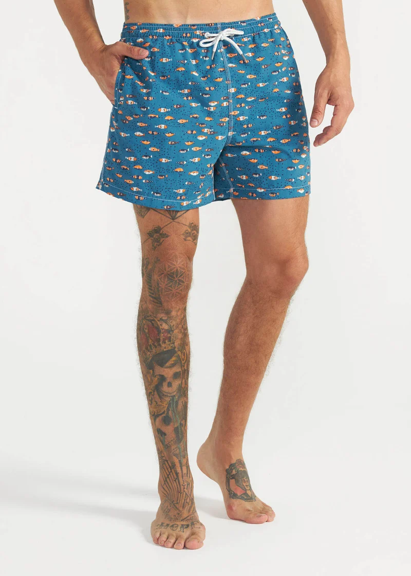 Calção Homem Beach Médio Estampado