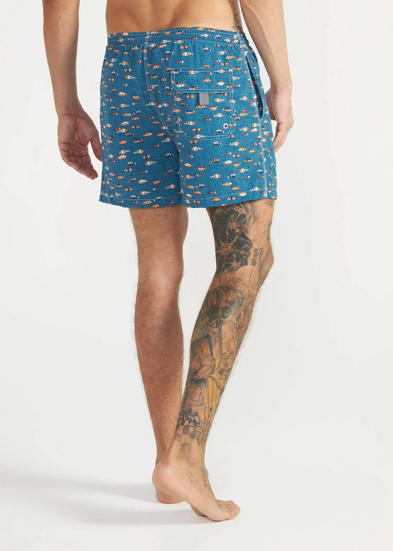 Calção Homem Beach Médio Estampado