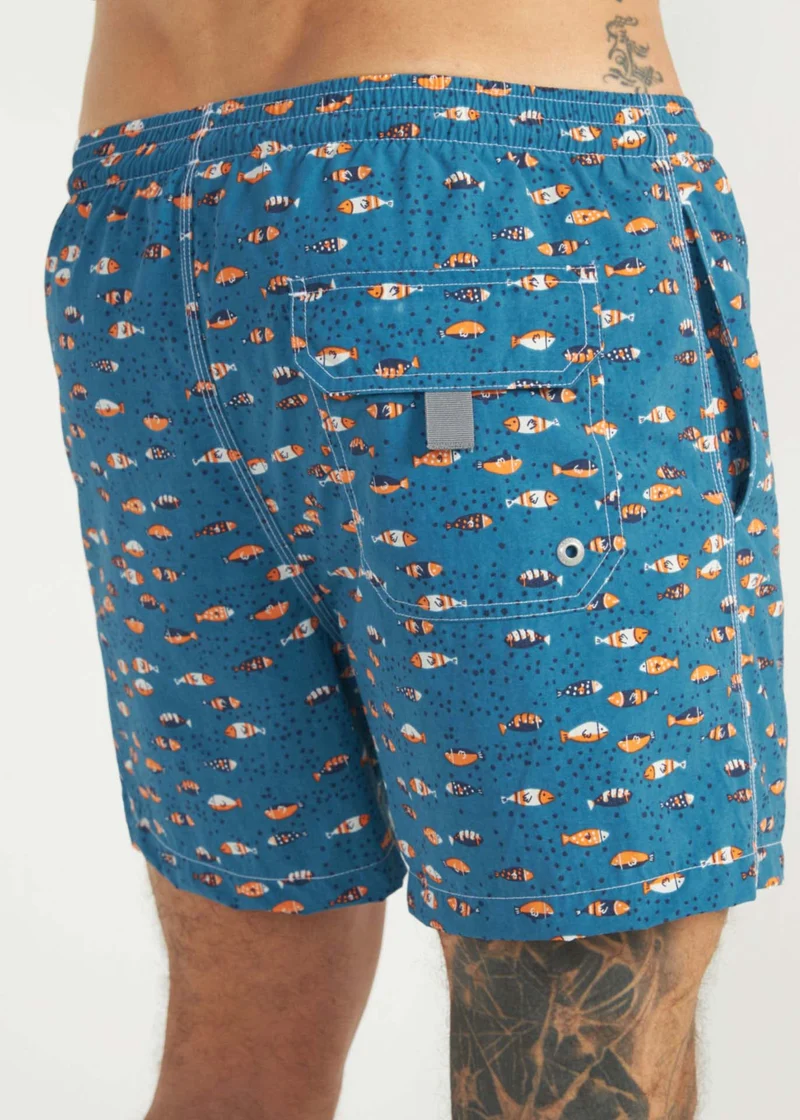Calção Homem Beach Médio Estampado