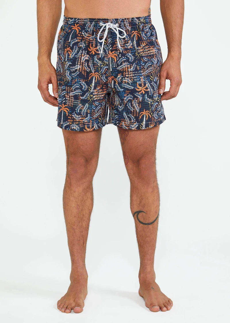 Calção Homem Beach Médio Estampado