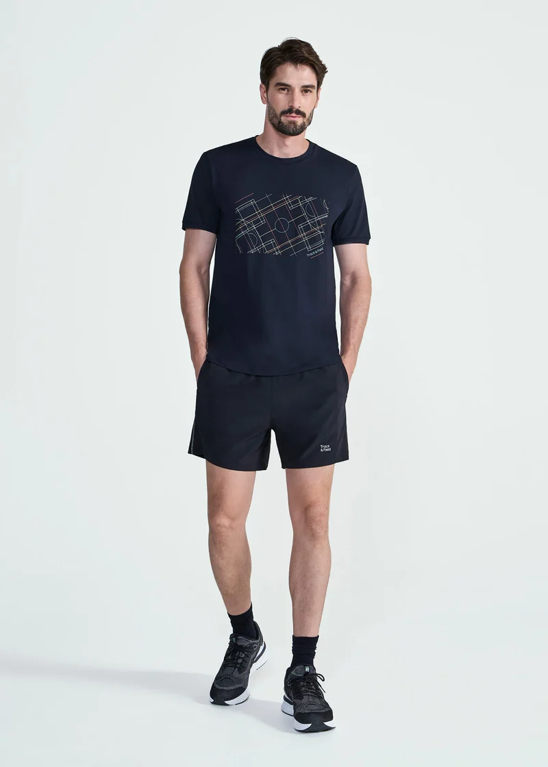 T-shirt Homem Manga Curta Thermodry Quadra