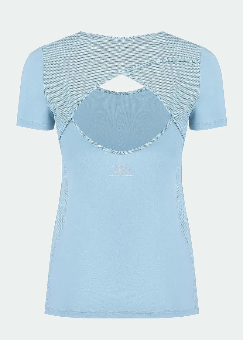 T-shirt Mulher Manga Curta Transpasse