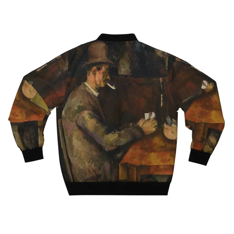 The Card Players by Paul Cézanne Art Bomber Jacket